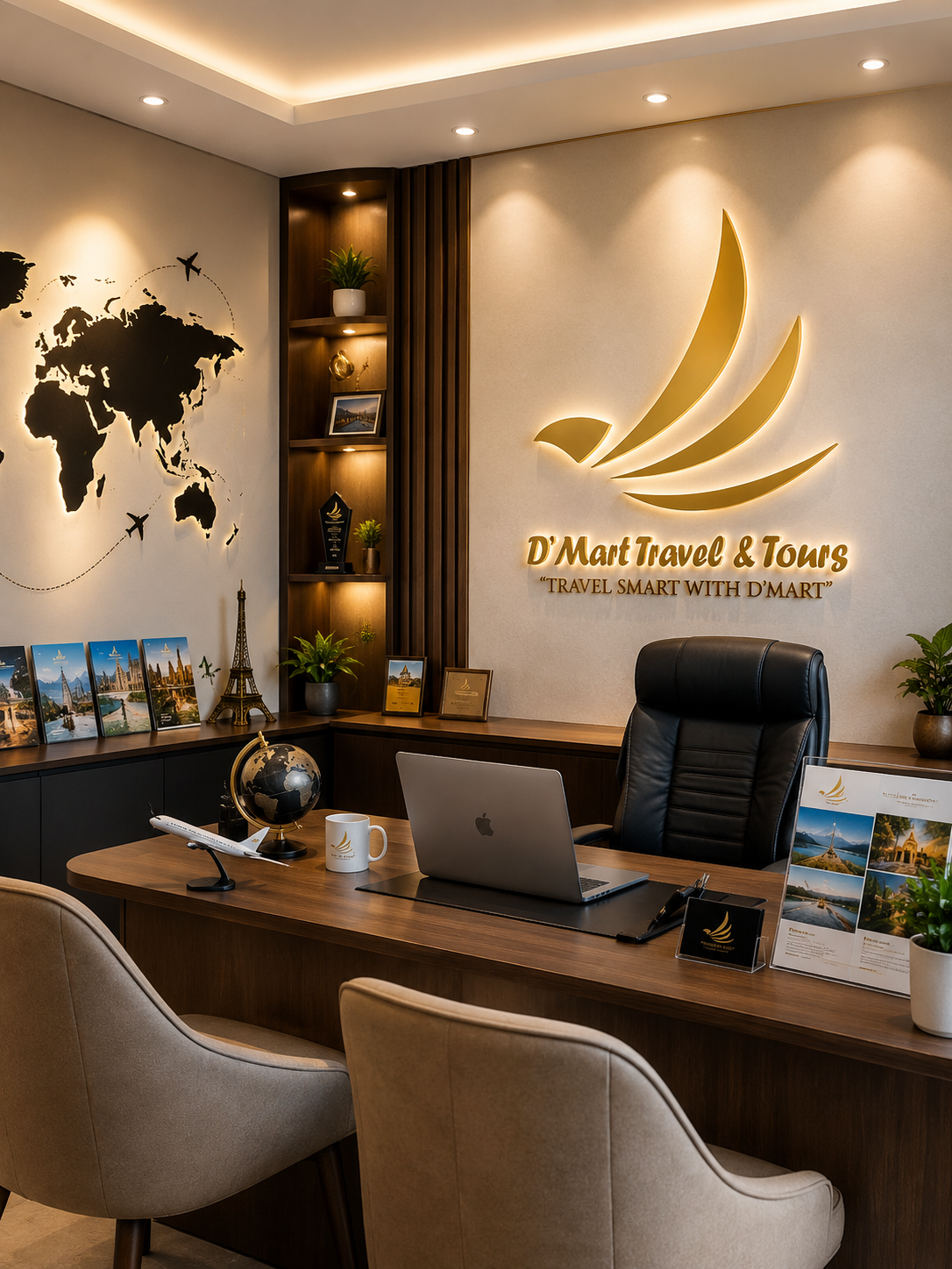 Travel agency partners working with D'Mart Travel